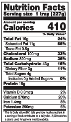 Nutition Facts